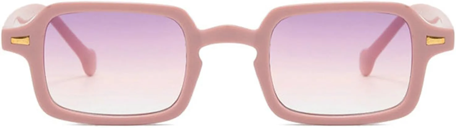 

Солнцезащитные очки Helena Fashion Square для женщин, ретро, ​​с заклепками, градиентные, UV400; солнцезащитные очки для мужчин, леопардовый принт, синий панк, C5