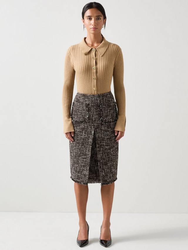 

Пиджак Petite Gwen Tweed L.K.Bennett, Black/Multi
