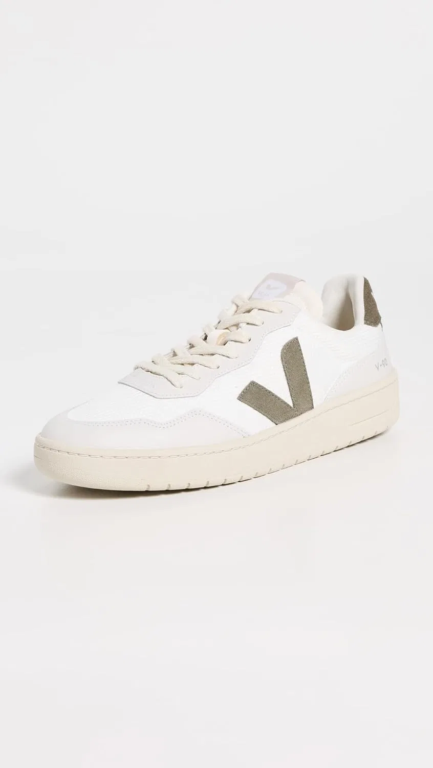 Кроссовки Veja V-90, White_Kaki — фото 2