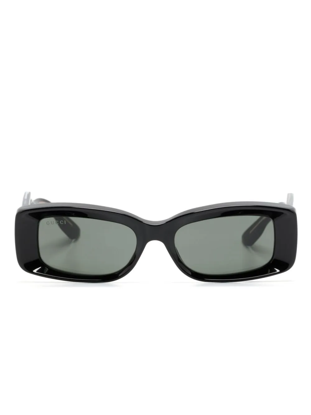 

Солнцезащитные очки в прямоугольной оправе Gucci Eyewear, черный