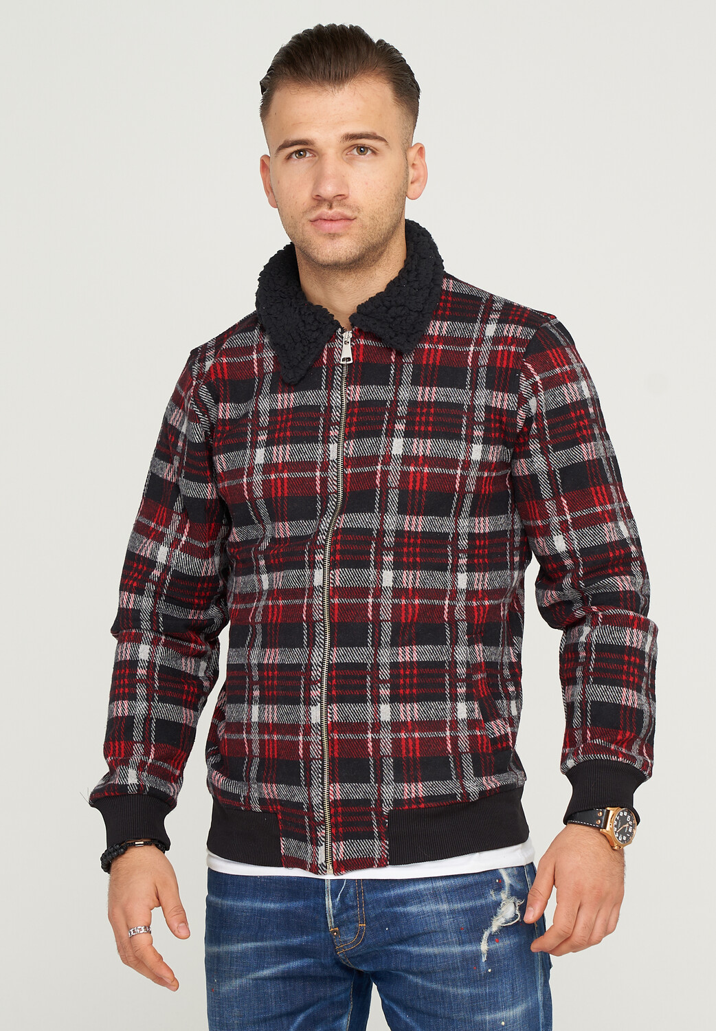 

Куртка 2Y Flanelljacke LIJAN, красный