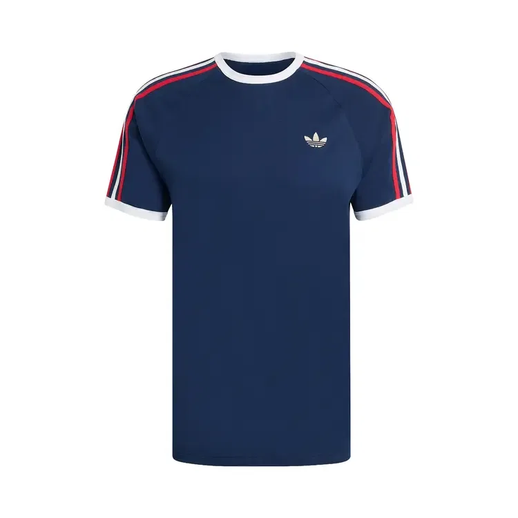 Футболка с тремя полосками Adidas Originals, синий