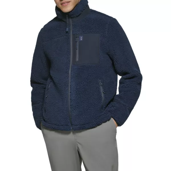 

Мужская куртка из искусственной шерпы G.H. Bass & Co., цвет dress blue