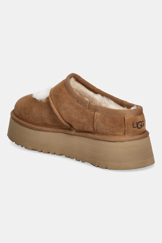 Угги домашние замшевые UGG Bea Mary Jane, коричневый — фото 3