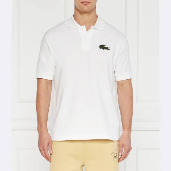 

Рубашка поло свободного кроя Lacoste, белый