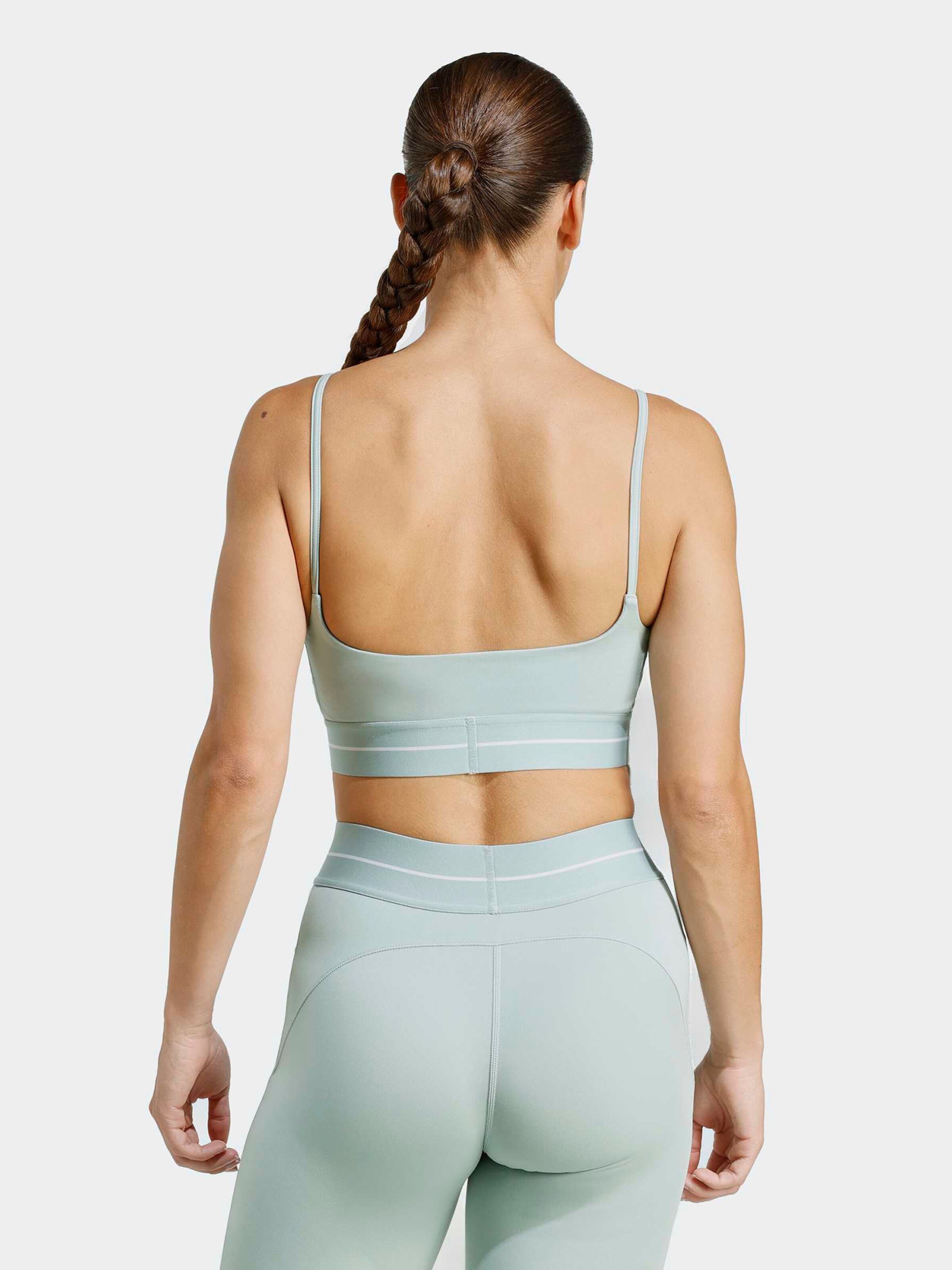 Adidas Performance Спортивный бюстгальтер-бралетт 'HYG' в цвете Mint — фото 3