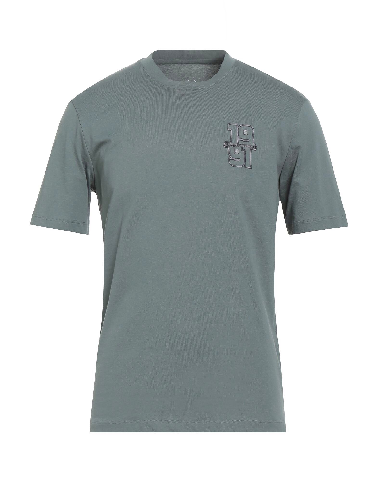 

Футболка Armani Exchange, шалфейно-зеленый