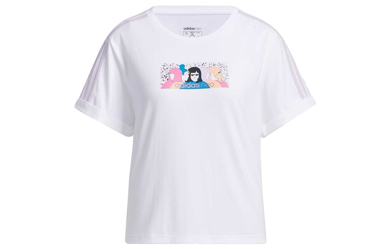 

Adidas Neo Футболка с рукавом дроп-шоулд женская белая, Белый, Adidas Neo Футболка с рукавом дроп-шоулд женская белая