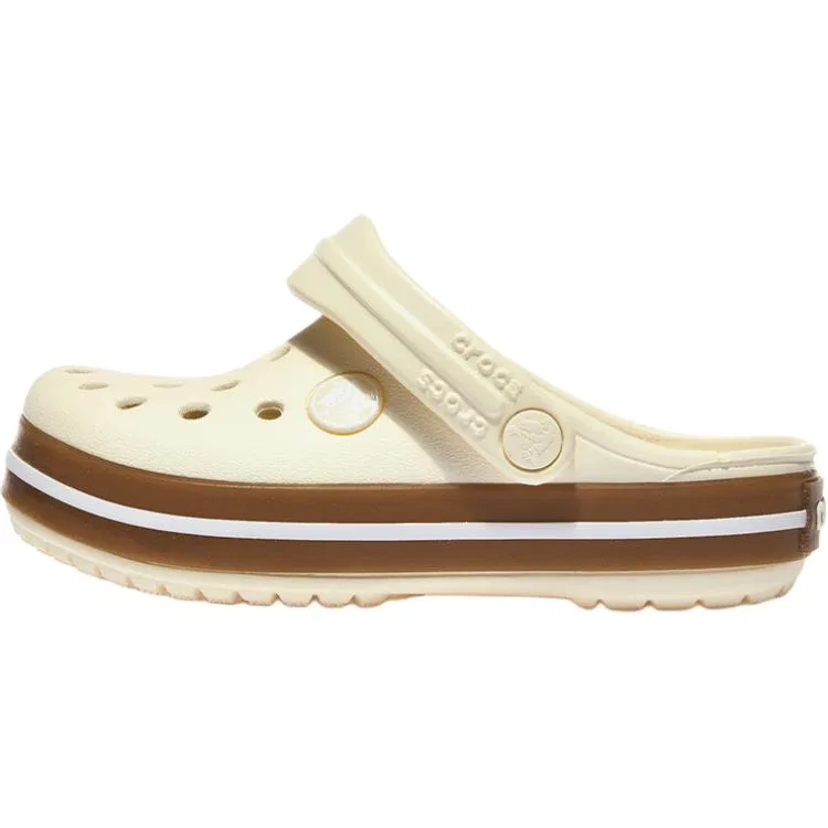 Кроссовки для малышей Crocs Crocband Low Top бежевые