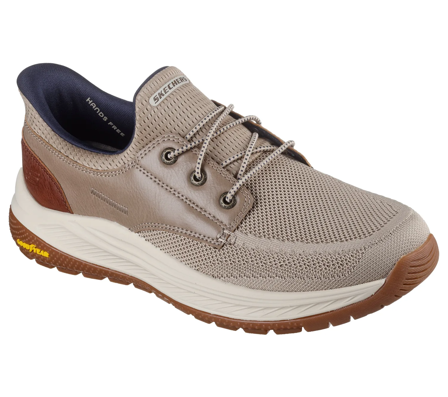 Слипоны, свободный крой: Meroe - Alden, свободный носок Skechers, TPE
