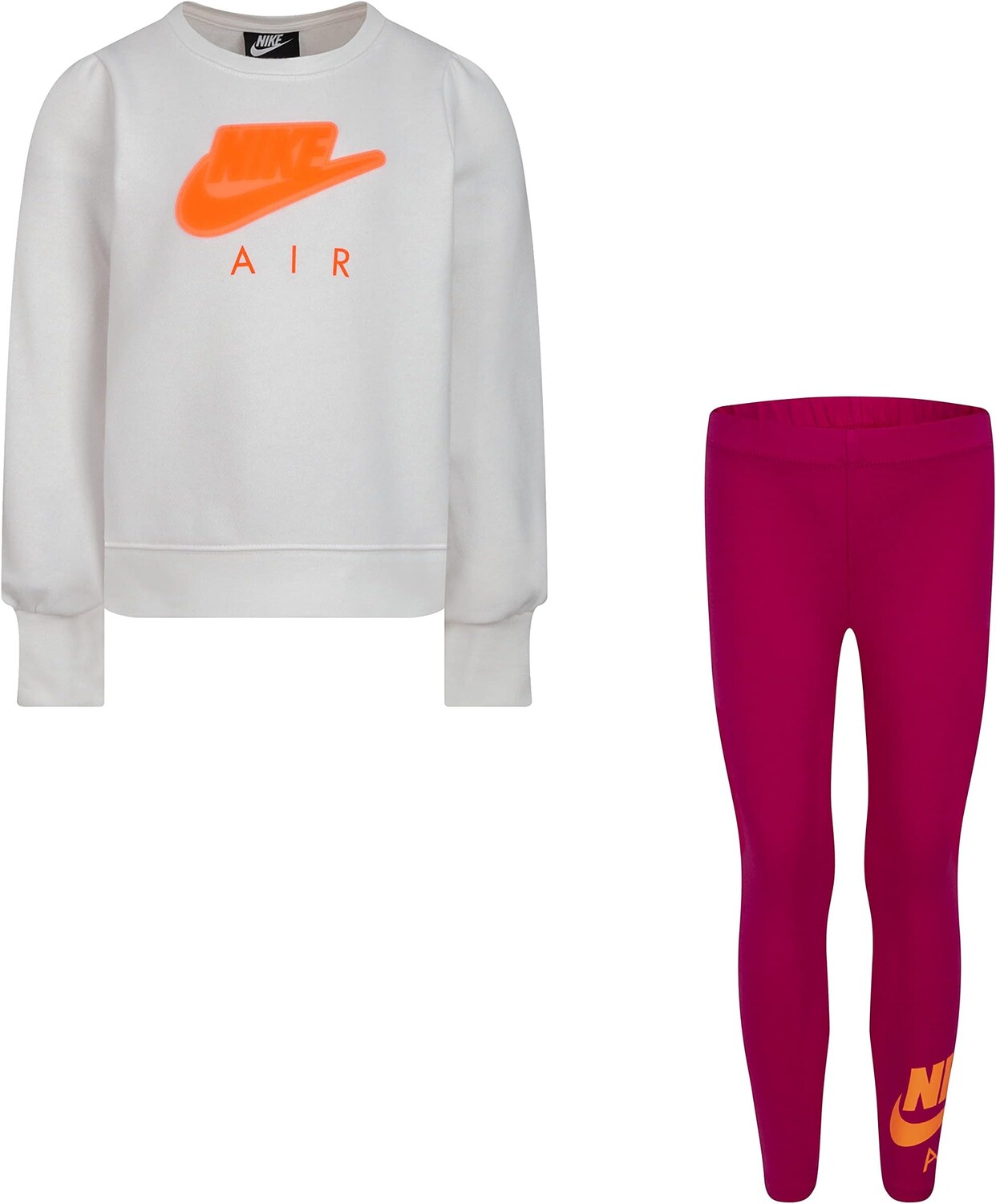 

Детский набор Nike Air Leggings Set, цвет Fireberry