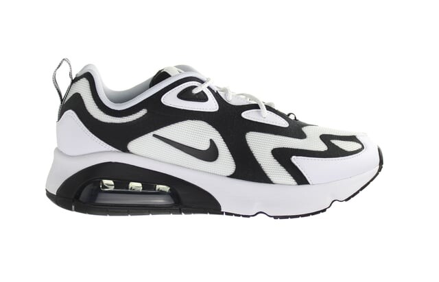 Синтетические женские кроссовки Air max 200 со шнуровкой из мультикеля at6175 104 Nike, черный