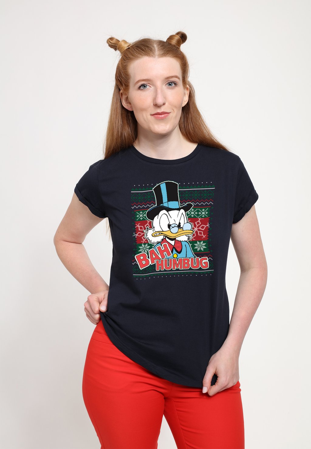 

Футболка с принтом DUCKTALES BAH HUMBUG SCROOG Henry Tiger, темно-синий
