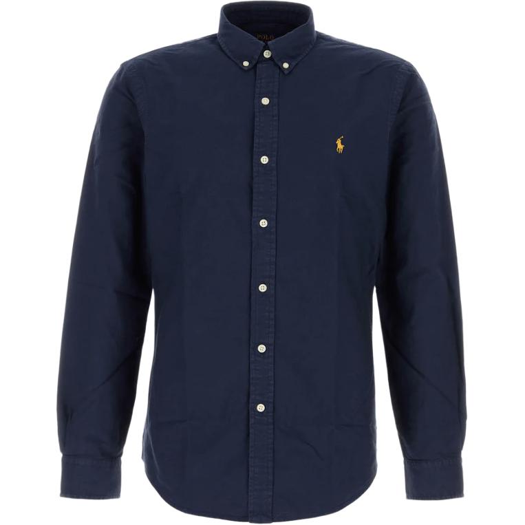

Футболка с длинным рукавом с вышивкой Pony Polo Ralph Lauren, синий