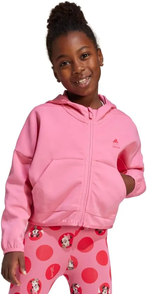 Детская толстовка adidas x Disney Minnie Mouse, Pink Fusion/Multicolor/Pure Ruby
