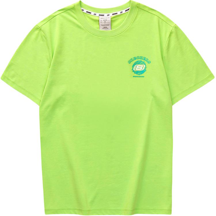 

Яркая Желто-Зеленая Футболка Unisex Skechers, Bright Yellow Green/01NW