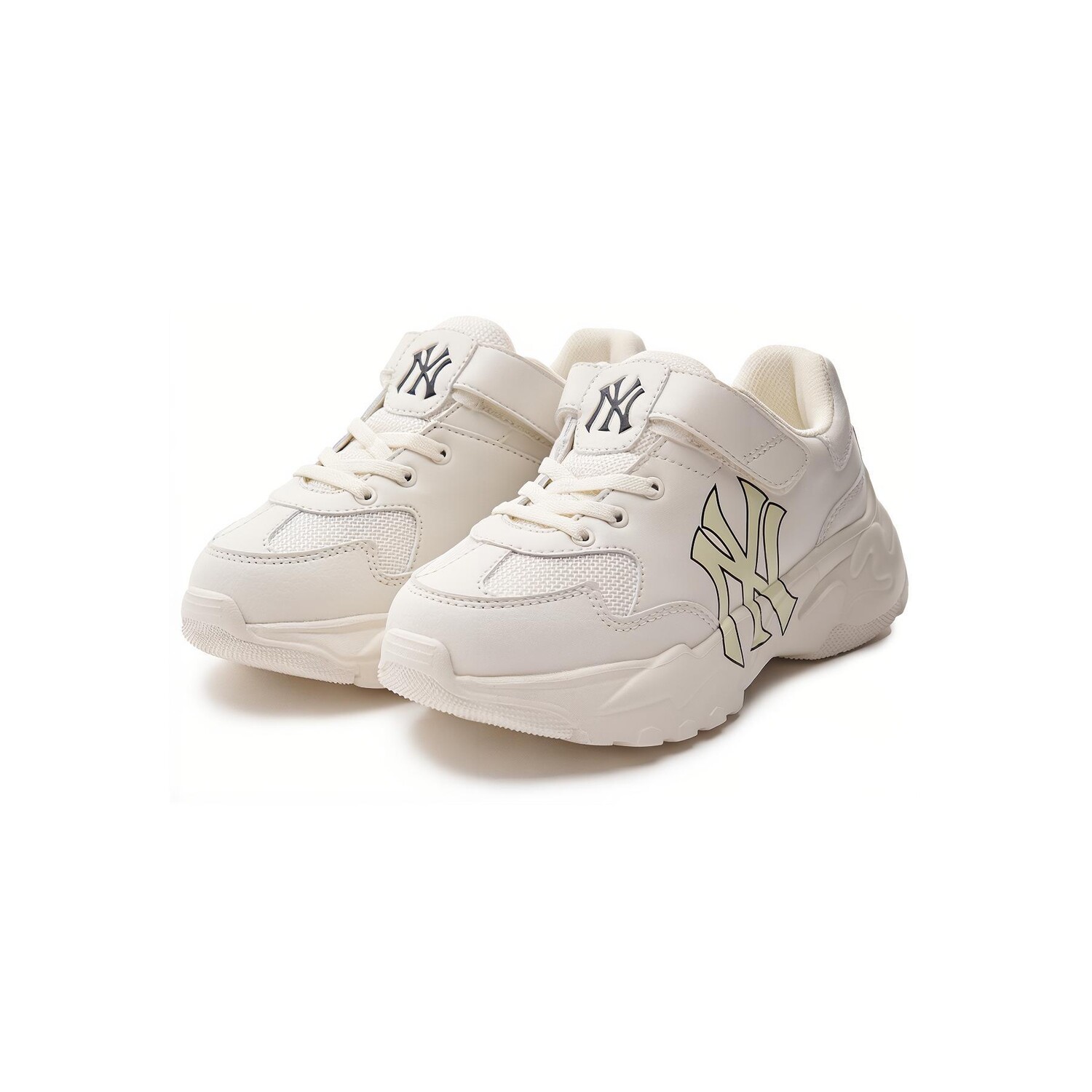 Кроссовки детские Big Ball Chunky Lifestyle GS Low-top белые Mlb, белый — фото 3