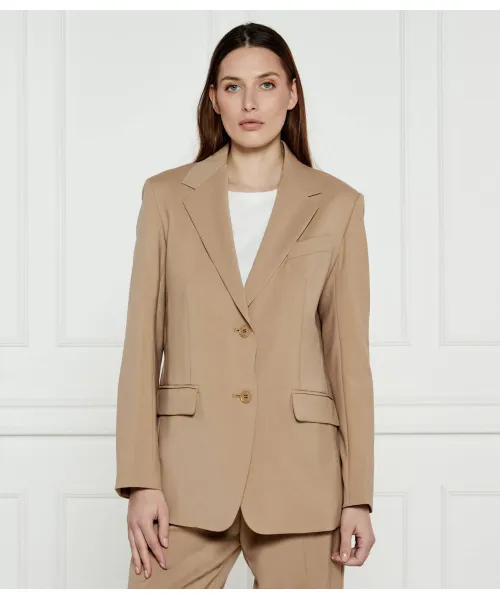 

Элегантный шерстяной материал для пиджака Regular fit Weekend Maxmara, бежевый