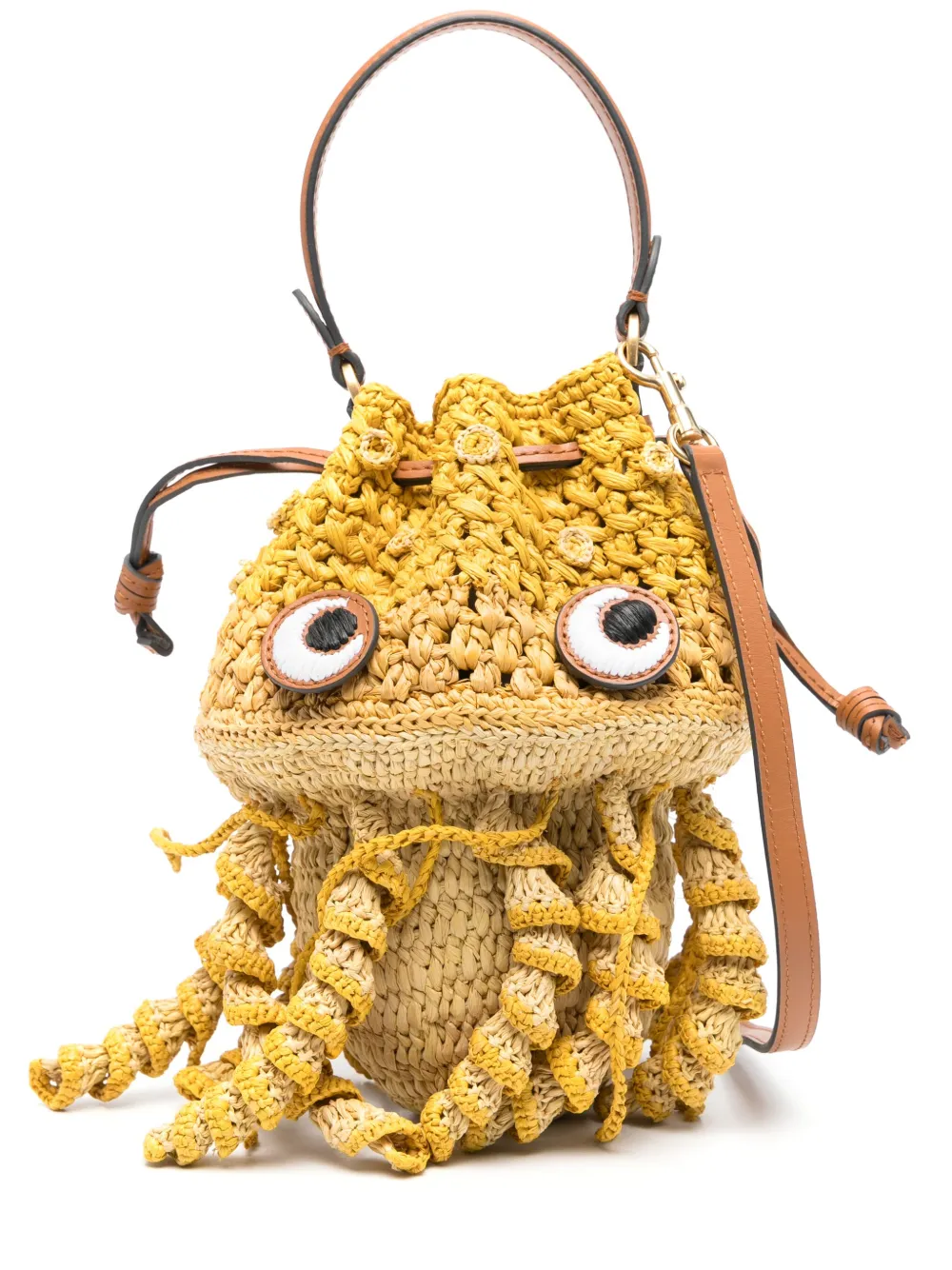 

Сумка-тоут Jellyfish Anya Hindmarch, желтый