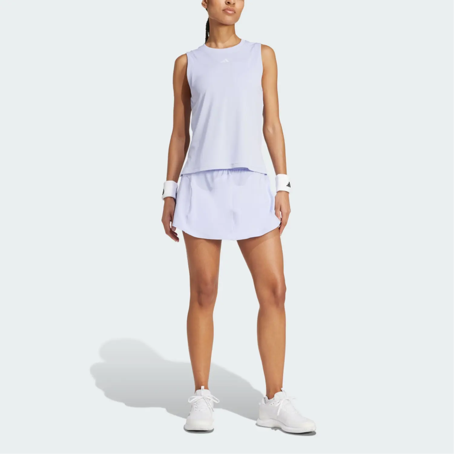 Футболка Tennis Climacool+ Match Adidas, фиолетовый — фото 4