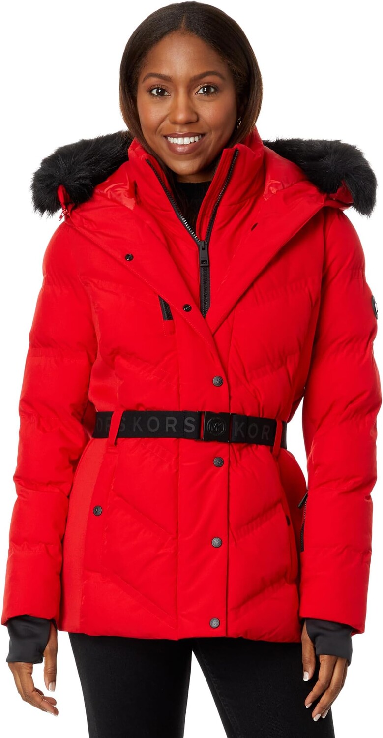 

Парка Michael Kors Belted Chevron Active A422900C, цвет Crimson