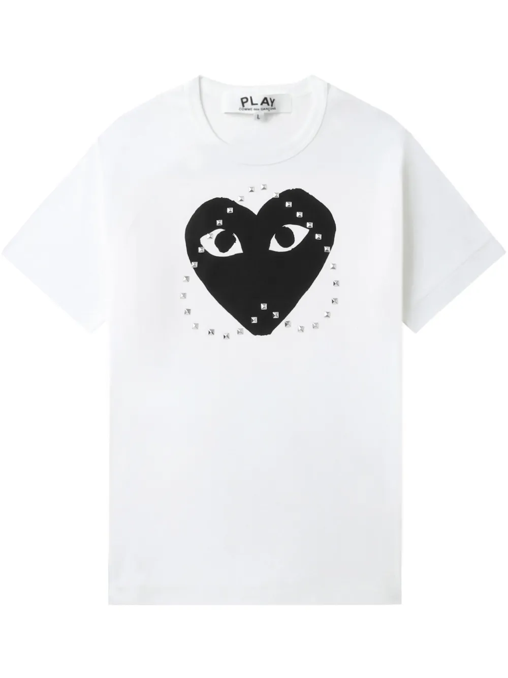 

Футболка с логотипом Comme Des Garçons Play, белый