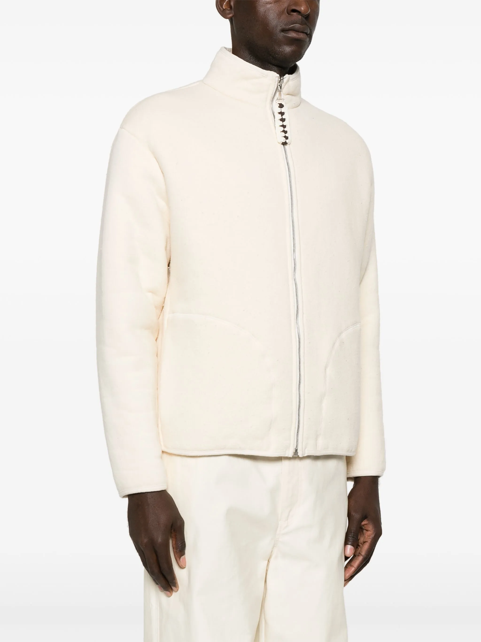 Двусторонняя куртка из овчины Jil Sander, нейтральный — фото 3