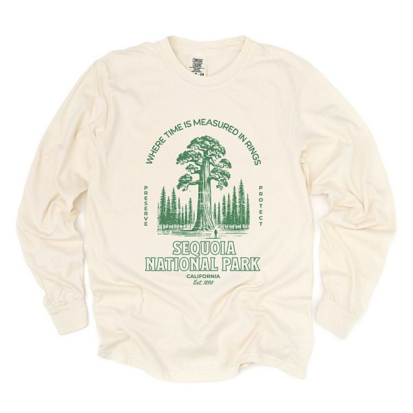 

Футболка с длинным рукавом Sequoia national park est 1890 Simply Sage Market, Ivory, Зеленый, Футболка с длинным рукавом Sequoia national park est 1890 Simply Sage Market, Ivory