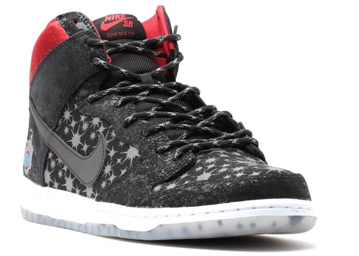 Кроссовки Nike Dunk High Prem SB BP QS 'Paparazzi', черный — фото 3