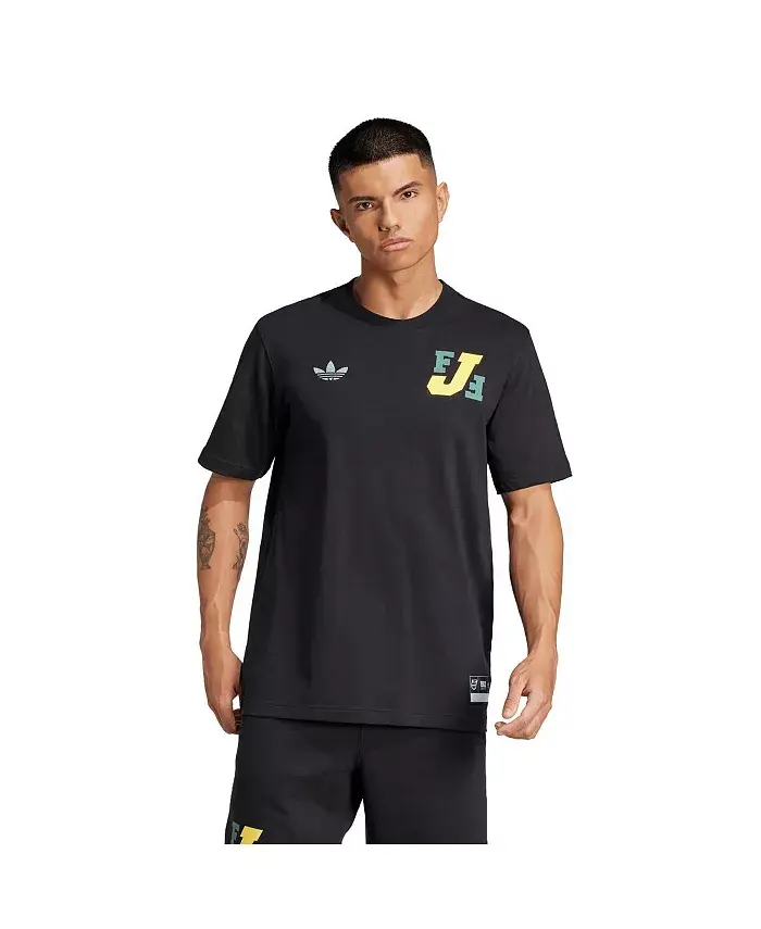 

Мужская черная футболка Jamaica National Team Varsity Pack adidas