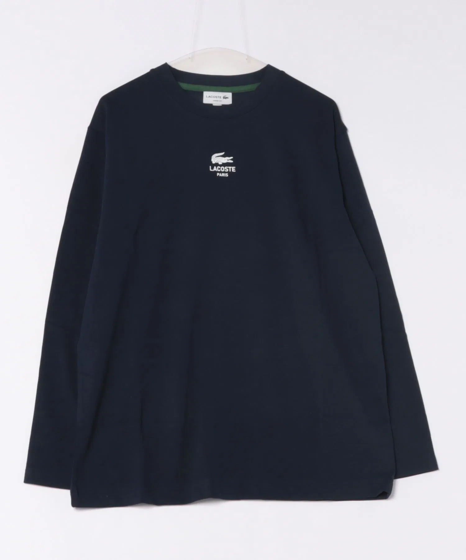 Мужская футболка Lacoste PARIS с логотипом, темно-синий