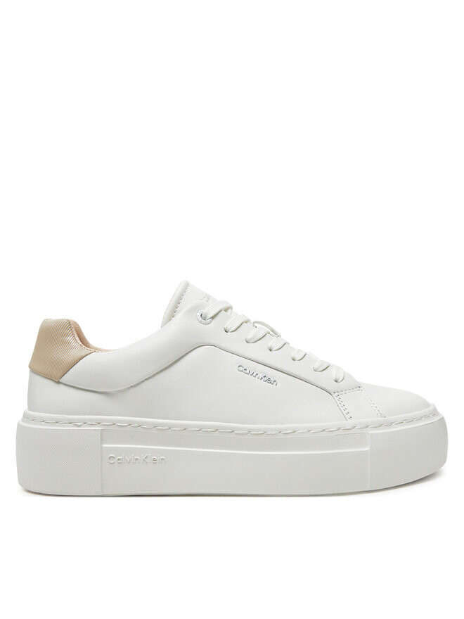 

Кроссовки Calvin Klein Ff Cupsole Lace Up W/Ml Lth HW0HW02202, белый