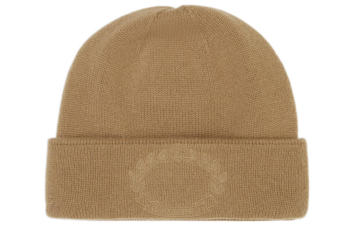 

Burberry Кашемировая женская шапка коричневая, Brown