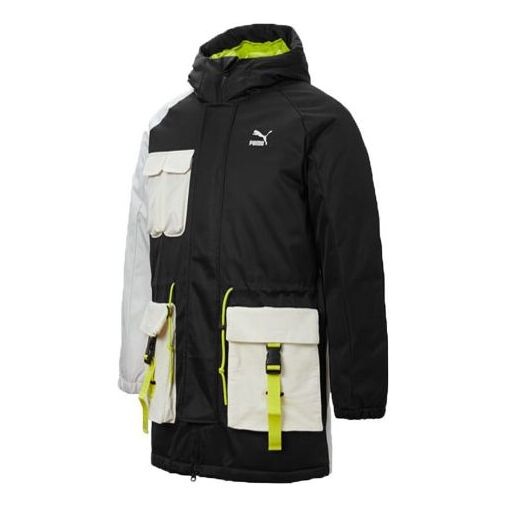 

Куртка retro block down jacket 'black white' Puma, черный
