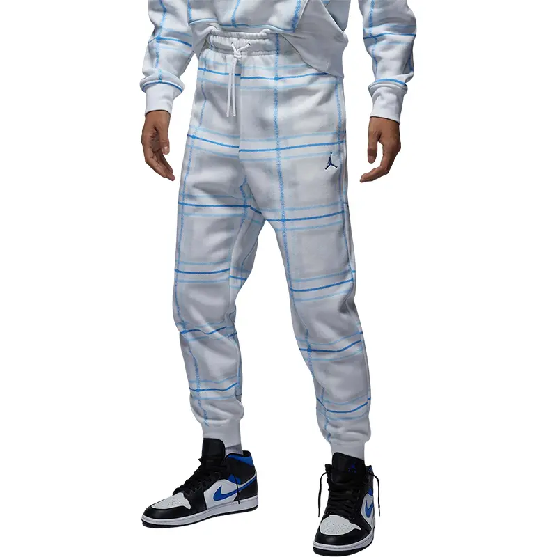 

Мужские вязаные спортивные штаны Essentials Jordan, белый/синий