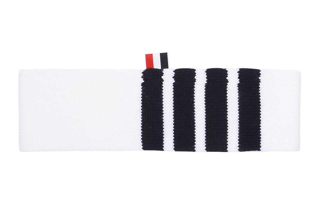 

THOM BROWNE Мужская повязка на голову белая