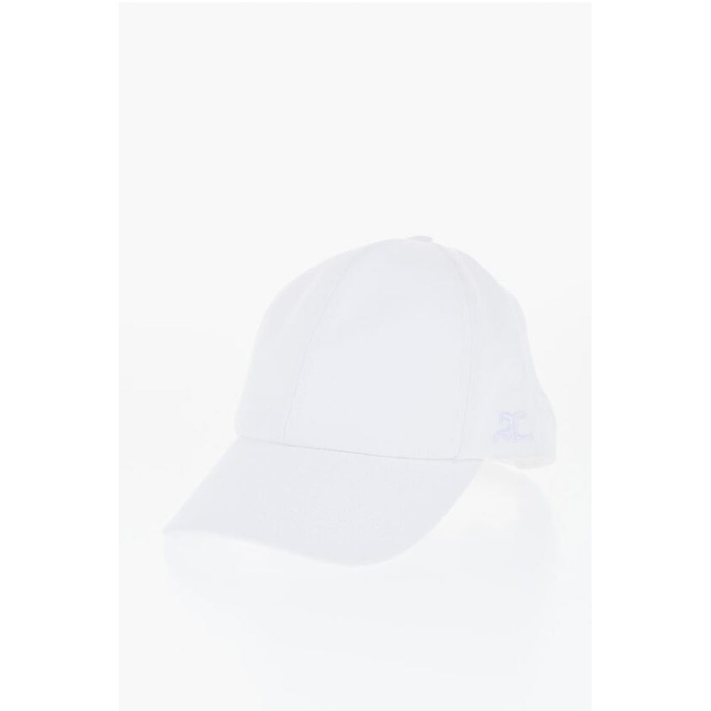 

Белая хлопковая шапка Courreges, White