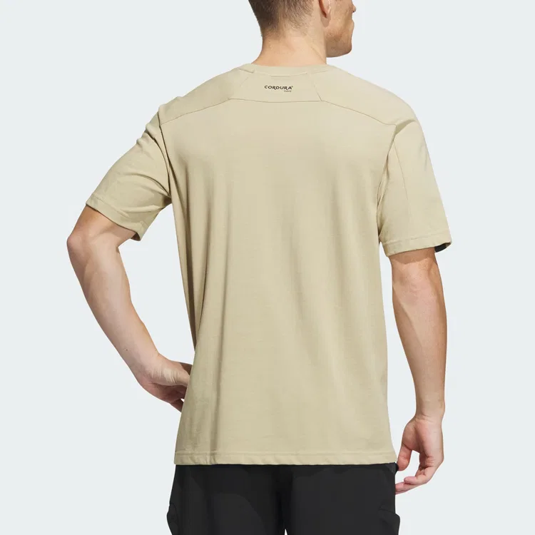Футболка мужская Adidas Grassland Brown — фото 3