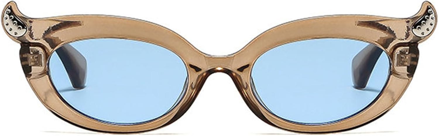 

Винтажные женские солнцезащитные очки «кошачий глаз» Willochra, маленькие, милые, для вечеринок, роскошные, для путешествий и активного отдыха, с защитой от ультрафиолета UV400, C3