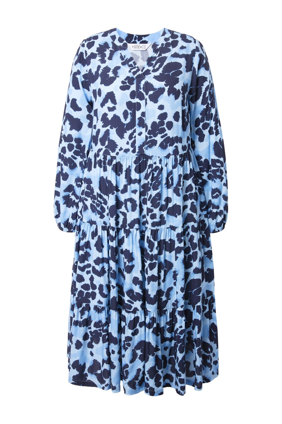 

Миди платье Studio Untold, marine blue/Light blue