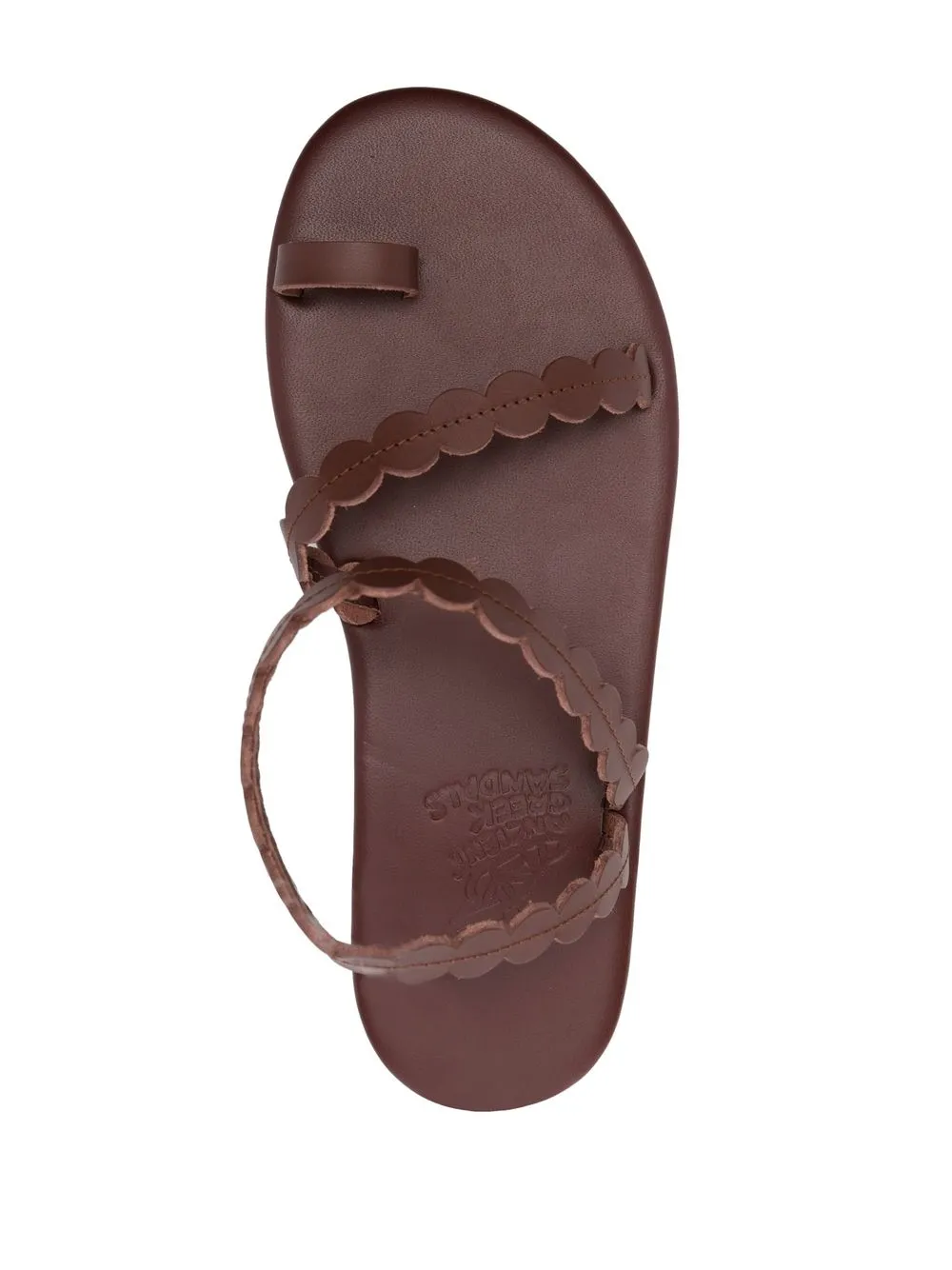 Сандалии с ремешками Ancient Greek Sandals, коричневый — фото 4