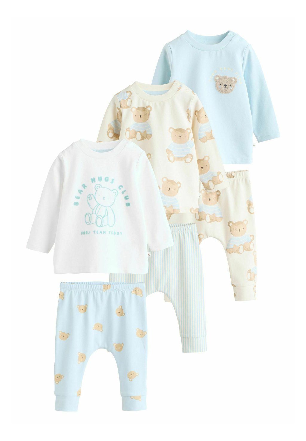 

Футболка с длинным рукавом SET 6 PACK REGULAR FIT Next, синий
