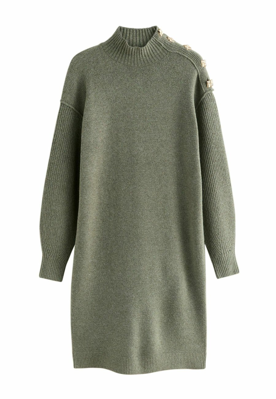 

Платье Next Jumper dress, Khaki Green/Green