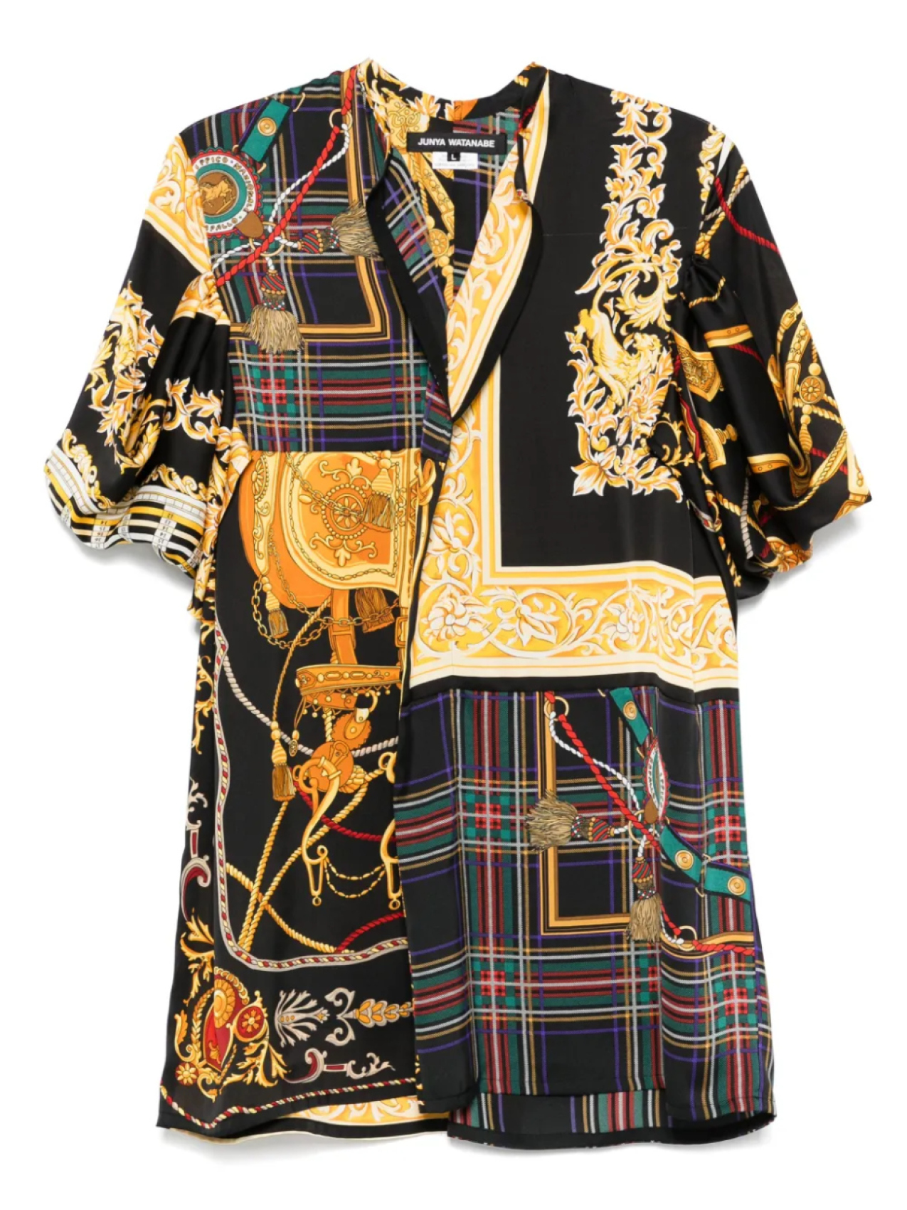

Блузка с рукавами-фонариками Junya Watanabe, черный