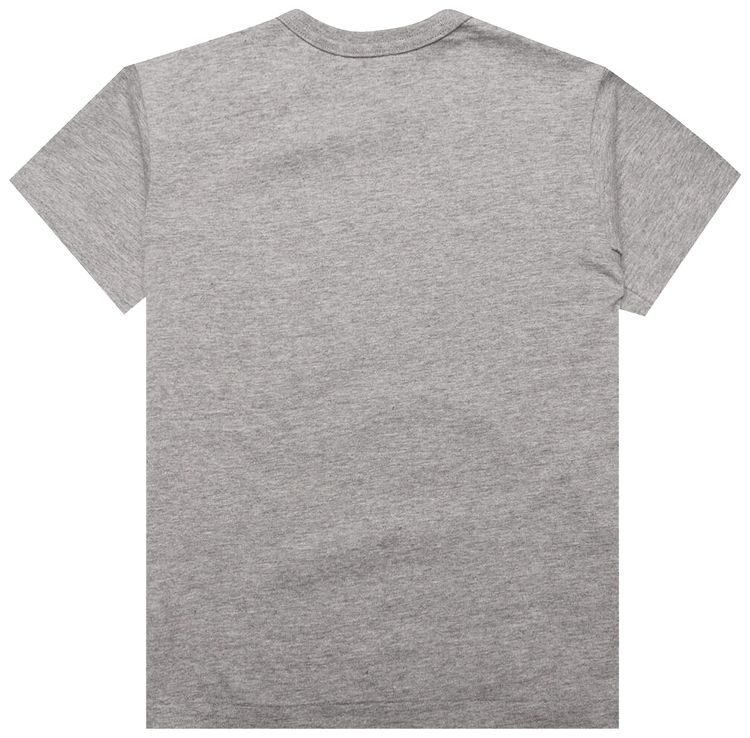 Футболка Comme des Garçons PLAY Logo T-Shirt 'Grey', серый — фото 2