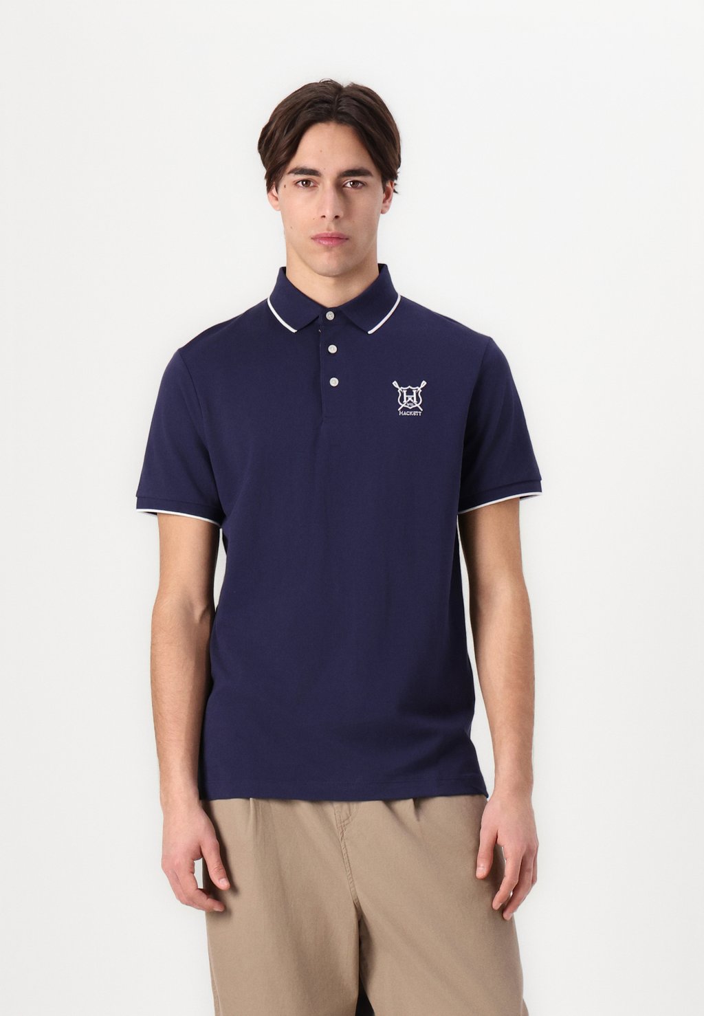 

Рубашка поло HERITAGE LOGO Hackett London, темно-синий