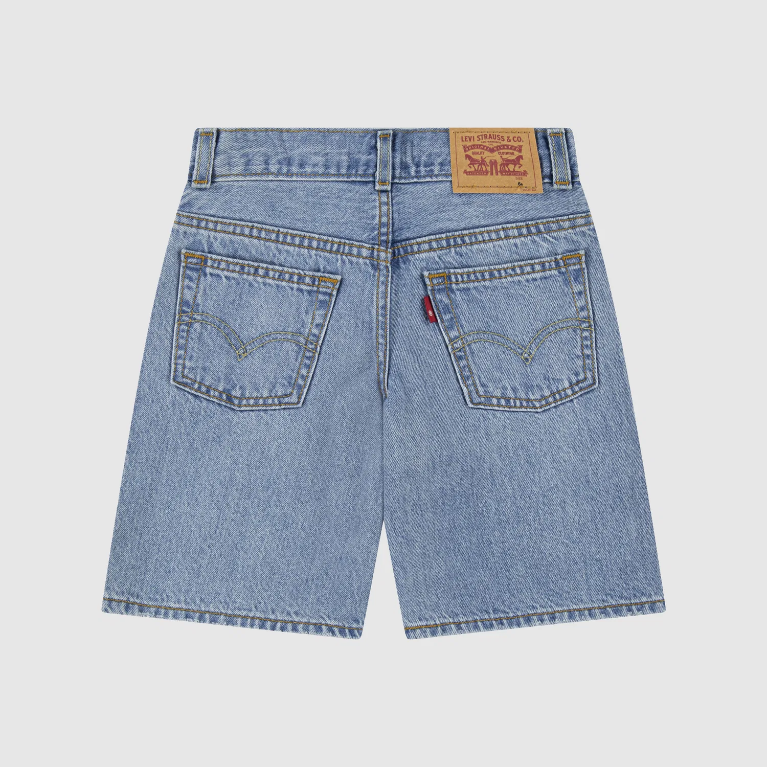 Шорты для скейтбординга, для мальчиков 4-7 лет Levi's, Light Wash — фото 2