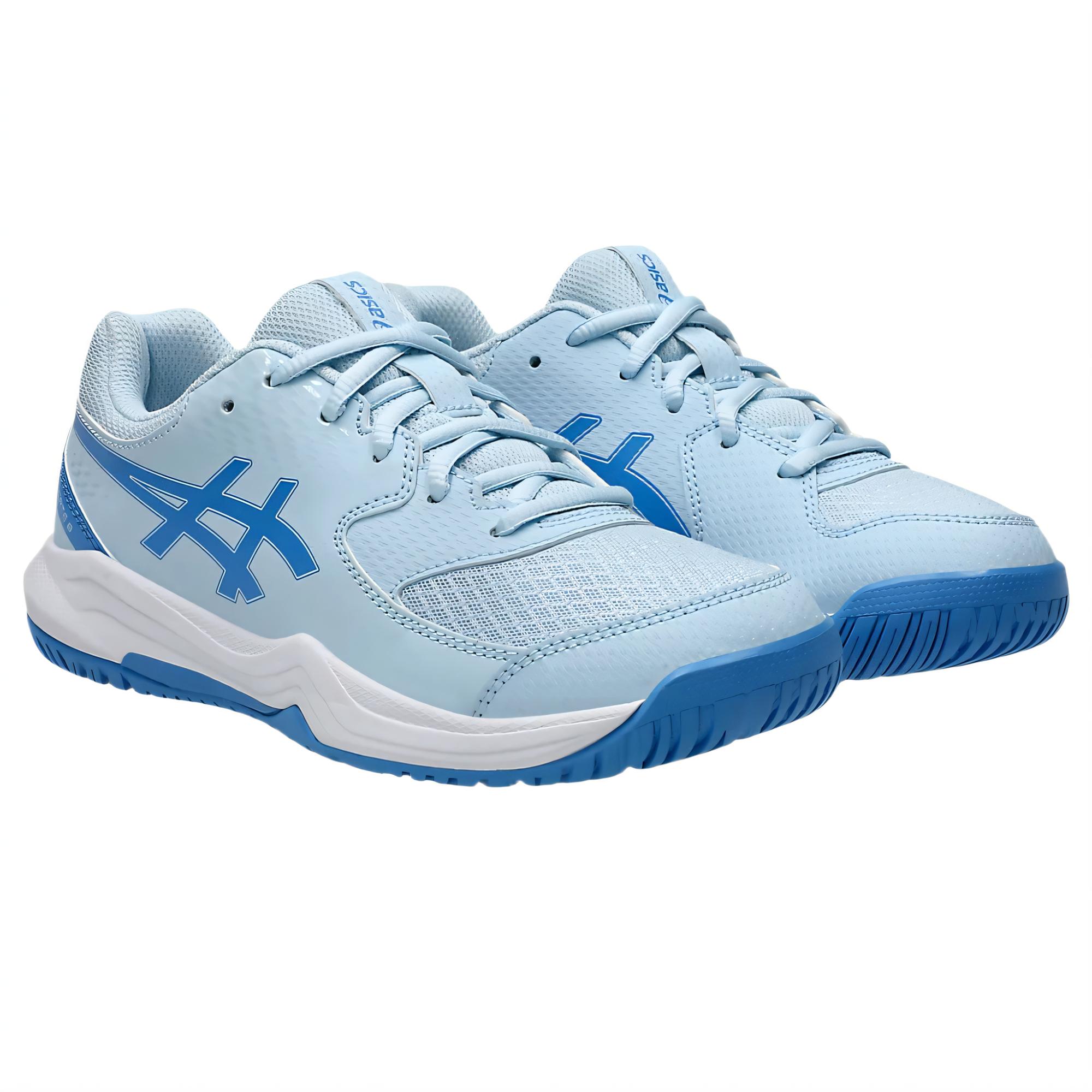 ASICS Гель dedicate 8 амортизирующие, износостойкие низкие детские тренировочные кроссовки blue kids' — фото 3