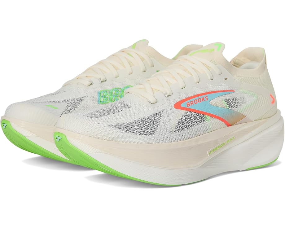 

Кроссовки Brooks Hyperion Max 3, цвет Coconut/Green Gecko/Pink Clay