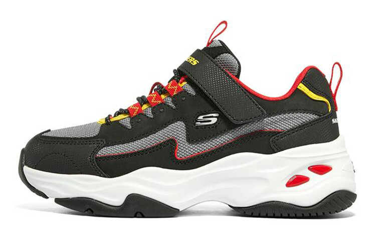 

Кроссовки детские серии D"LITES GS Low-top черные/красные Skechers